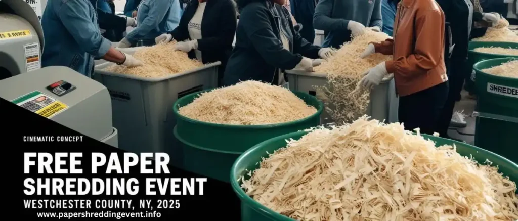 Free Paper Shredding events in Westchester County NY 2025