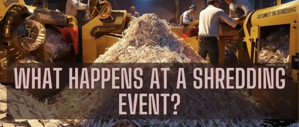 What Happens at a Shredding Event